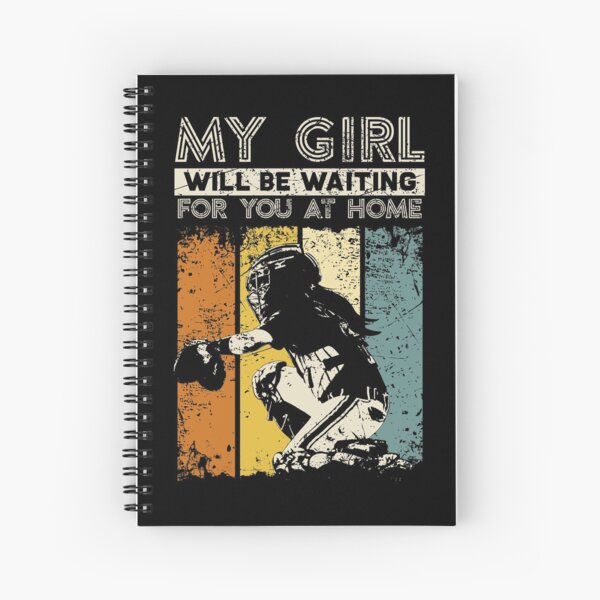 Item preview, My Girl Waiting At Home Plate Gift Design Softball print designed and sold by Lisbob.