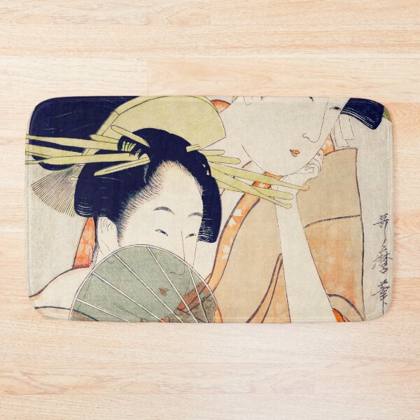 Item preview, Utamaro Kitagawa - Chojiya Hinazuru Hinamatsu designed and sold by Hangastudio.