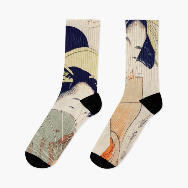 Item preview, Utamaro Kitagawa - Chojiya Hinazuru Hinamatsu designed and sold by Hangastudio.