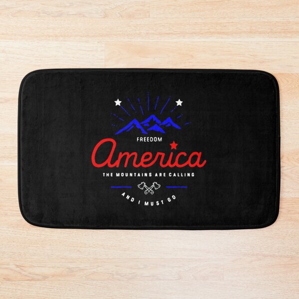 Item preview, America Mountains are Calling I Must Go Dark Color designed and sold by TinyStarAmerica.