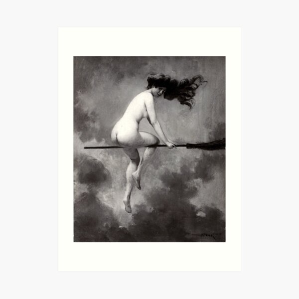 Pour Le Sabbat Witches - Departing for the Sabbath - Albert-Joseph Pénot Art Print