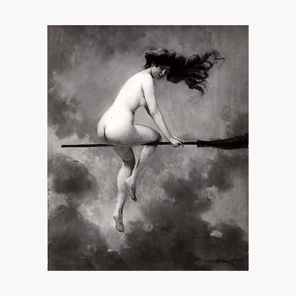 Pour Le Sabbat Witches - Departing for the Sabbath - Albert-Joseph Pénot Photographic Print