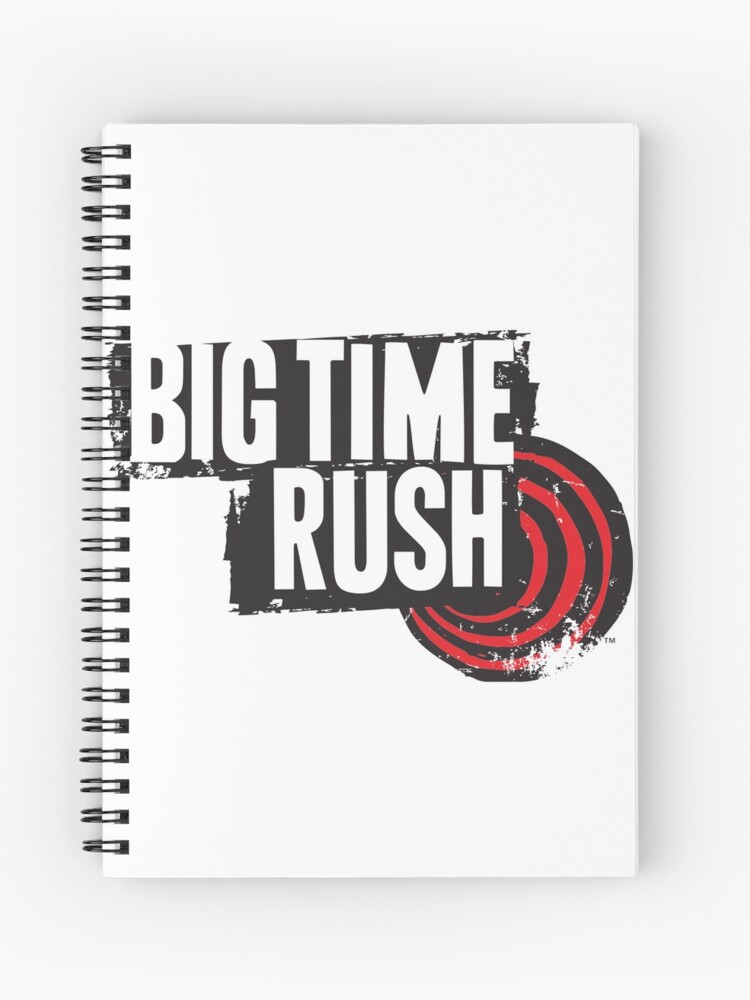 Big Time Rush Logo Spiral Notebook By Kampretlu Redbubble