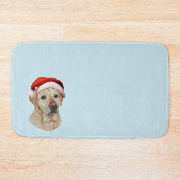Item preview, Ted the Yellow Labrador at Christmas designed and sold by cathyscreations.