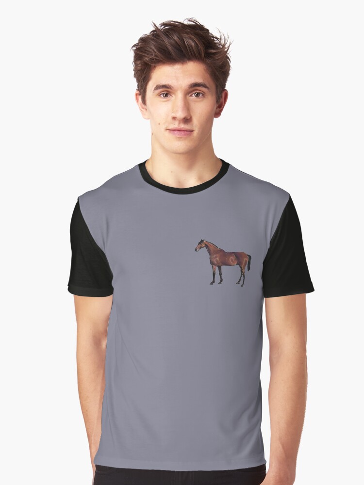 Thumbnail 1 of 5, Graphic T-Shirt, The Horse designed and sold by roggcar.