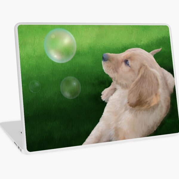 Golden Pup Laptop Skin