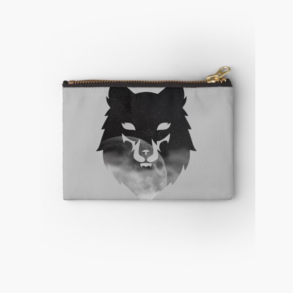 Item preview, Wolf head moon stars silhouette  designed and sold by pocketdesignsar.