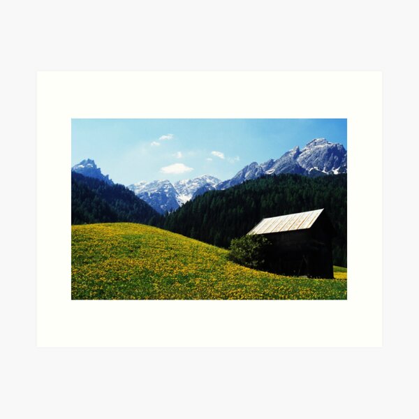 Somewhere in South Tyrol Art Print
