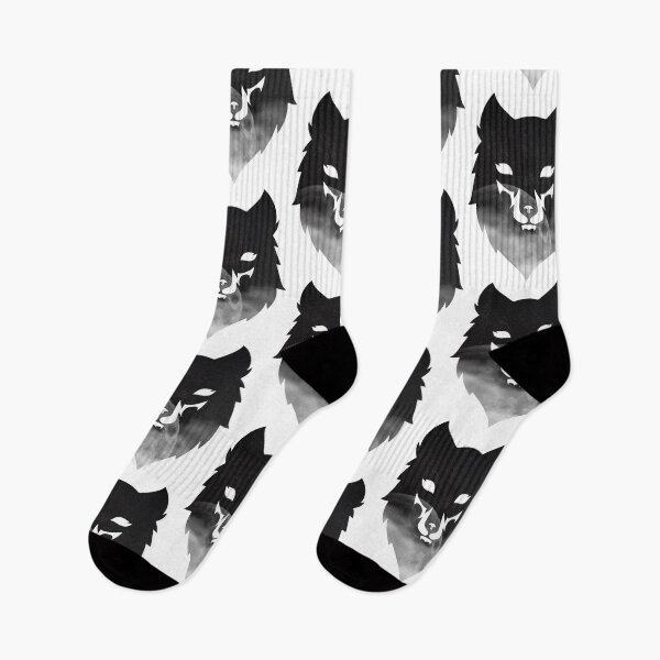 Item preview, Wolf head moon stars silhouette  designed and sold by pocketdesignsar.