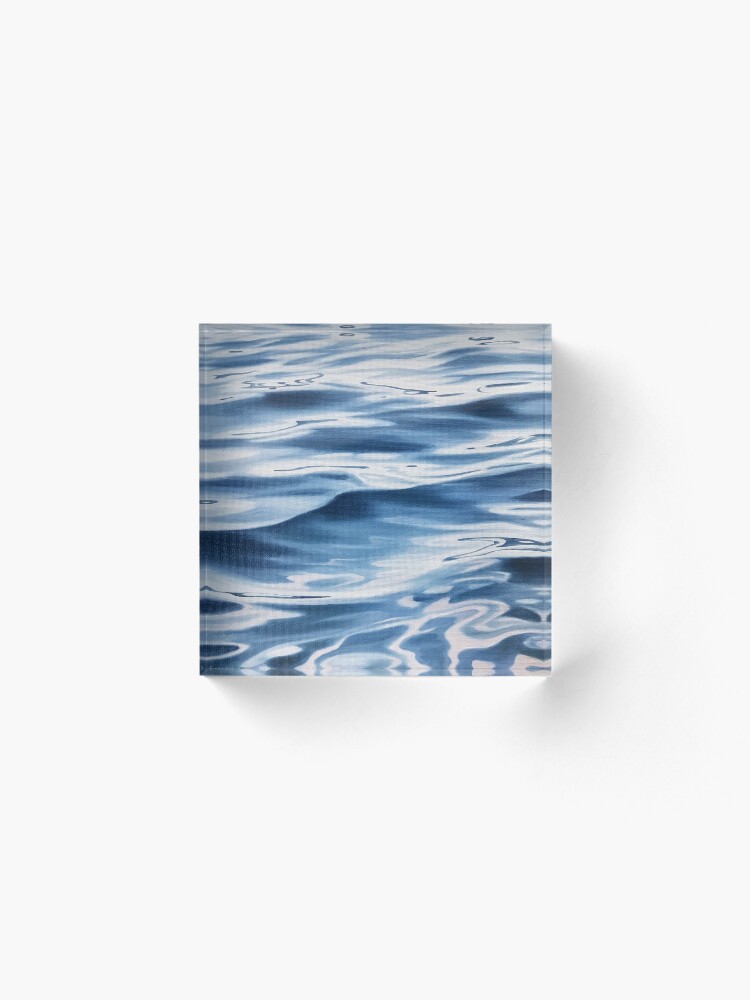Alternate view of Passage - water painting Acrylic Block