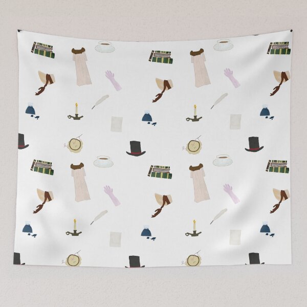 Item preview, Jane Austen pattern 01 designed and sold by Mwit.