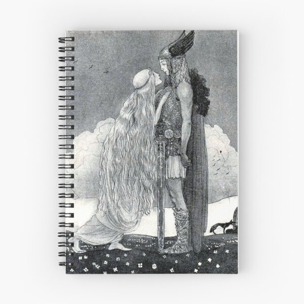 Artikelvorschau, Freya und Svipdag – John Bauer entworfen und verkauft von forgottenbeauty.