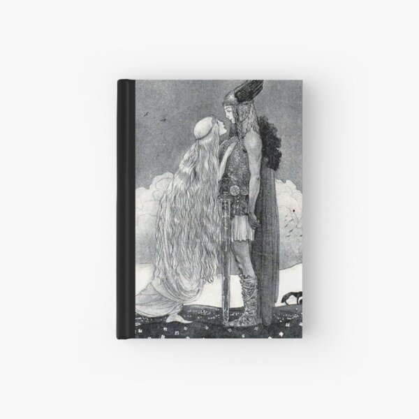 Freya and Svipdag - John Bauer Hardcover Journal