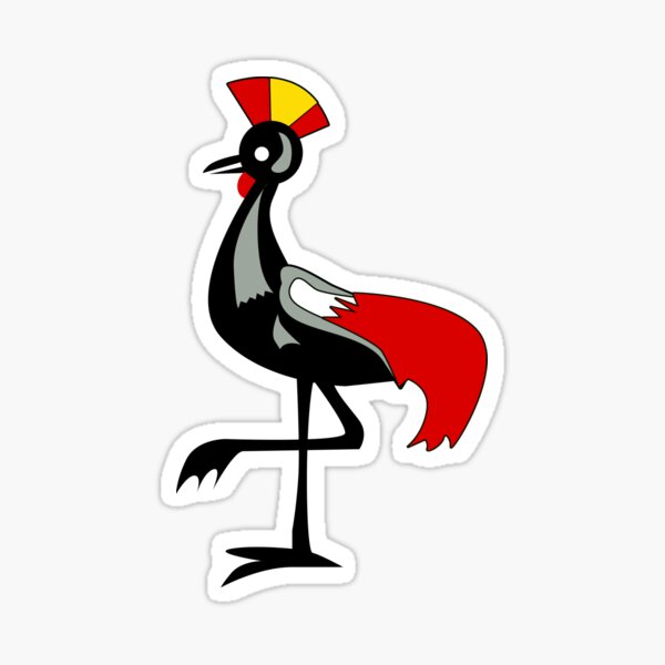 Item preview, Crane of Uganda designed and sold by wickedcartoons.