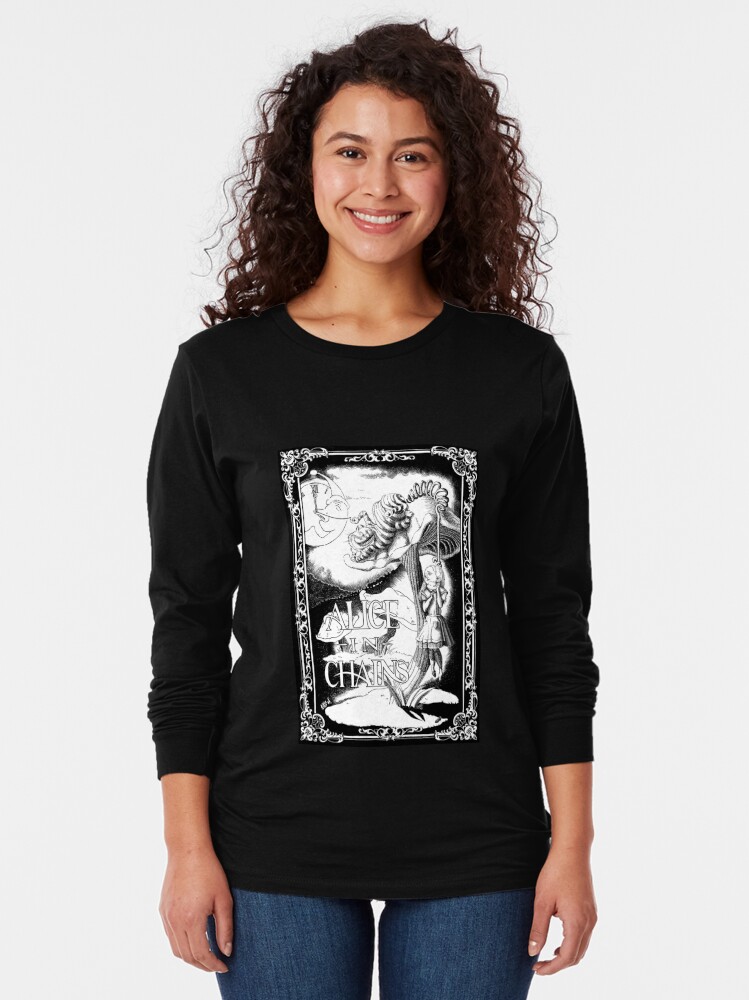 alice in chains alice in wonderland shirt