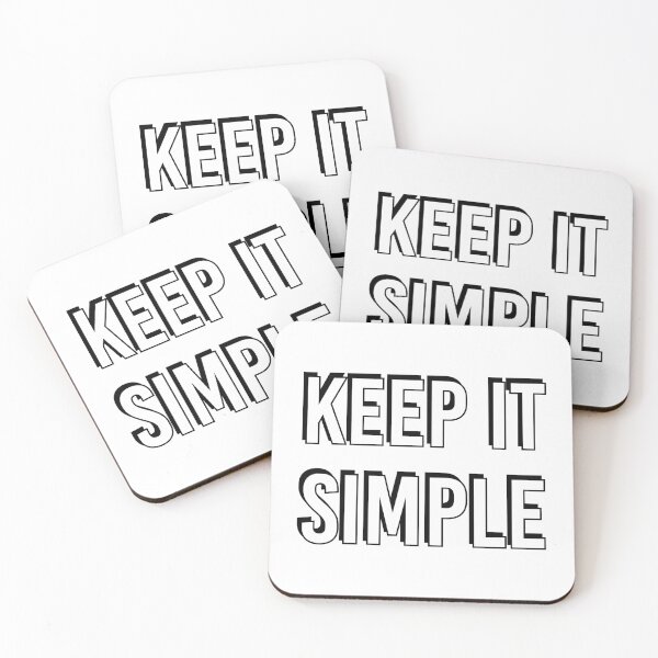 Item preview, Keep it simple designed and sold by Inspirationmotivation.