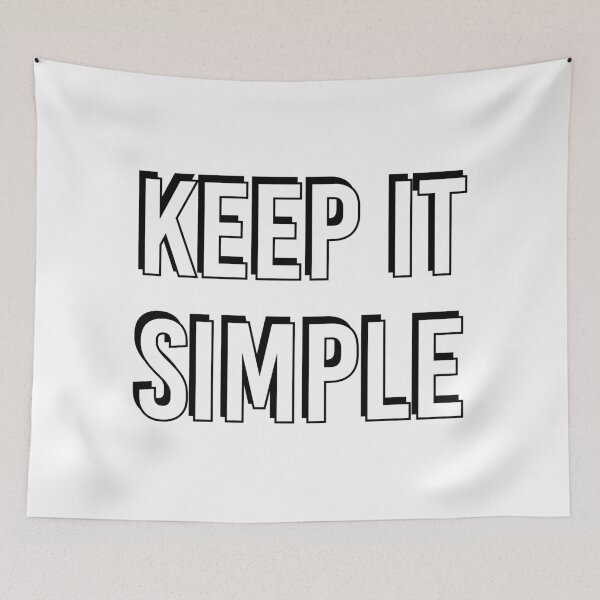 Item preview, Keep it simple designed and sold by Inspirationmotivation.