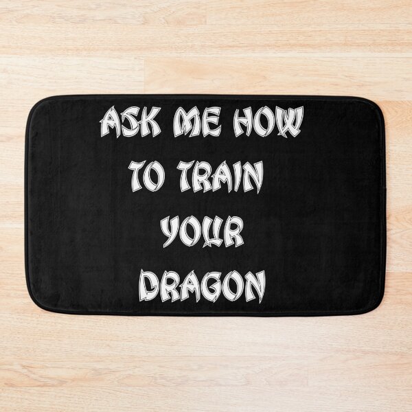 Item preview, Ask Me How To Train Your Dragon Whiter White HTTYD Quote Font Gift designed and sold by aventi24.