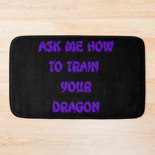 Item preview, Ask Me How To Train Your Dragon Super Purple HTTYD Quote Font Gift designed and sold by aventi24.