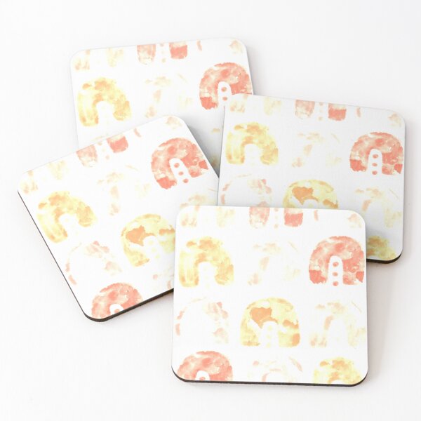 Item preview, Peach Arches Poster | Rainbow Pattern Art Print | Minimalist Rainbow Wall Decor | Repeating Rainbow Print | Bright Rainbow Blotches Pattern | Title: Unique Promises Are Good  designed and sold by hopecharged.