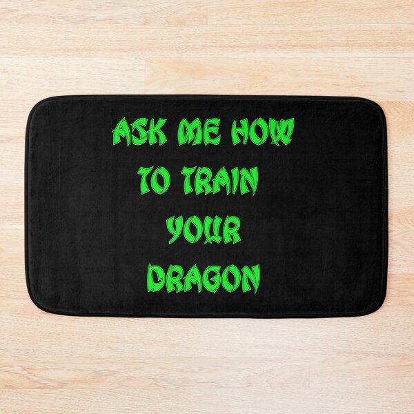 Item preview, Ask Me How To Train Your Dragon Lime Green HTTYD Quote Font Gift designed and sold by aventi24.