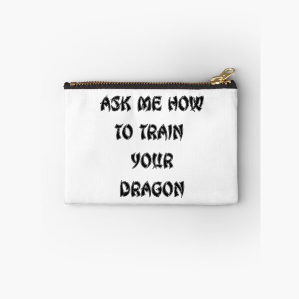 Item preview, Ask Me How To Train Your Dragon Plain Black HTTYD Quote Font Gift designed and sold by aventi24.