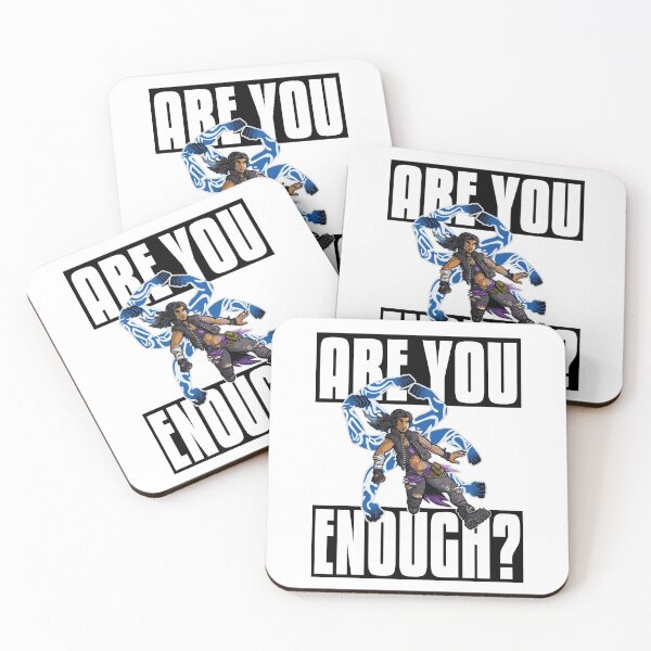 Amara The Siren Are You Enough? Borderlands 3 The Tiger of Partali Coasters (Set of 4)