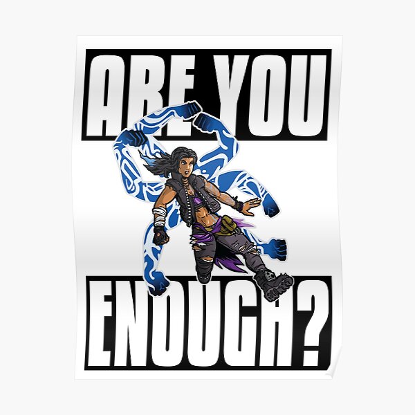 Amara The Siren Are You Enough? Borderlands 3 The Tiger of Partali Poster