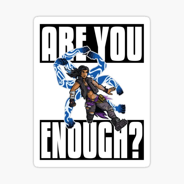 Amara The Siren Are You Enough? Borderlands 3 The Tiger of Partali Sticker