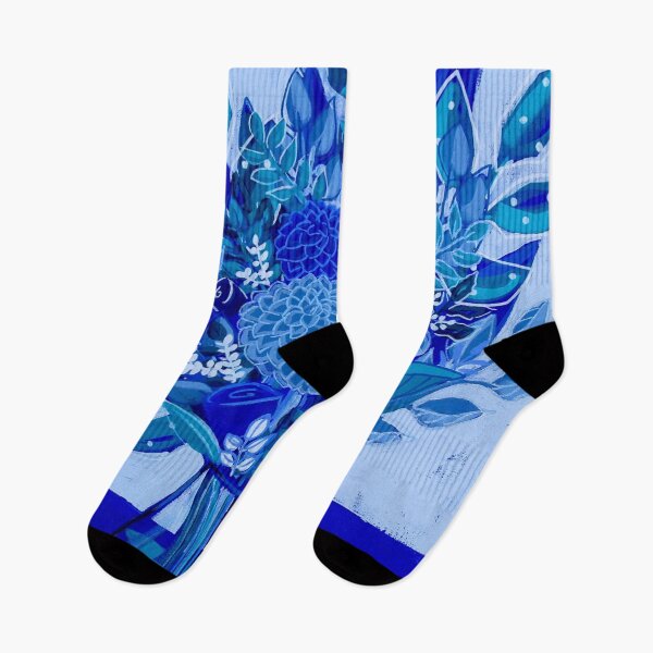 Item preview, Blue florals designed and sold by Rachelkambeitz.