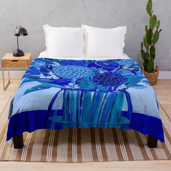Item preview, Blue florals designed and sold by Rachelkambeitz.