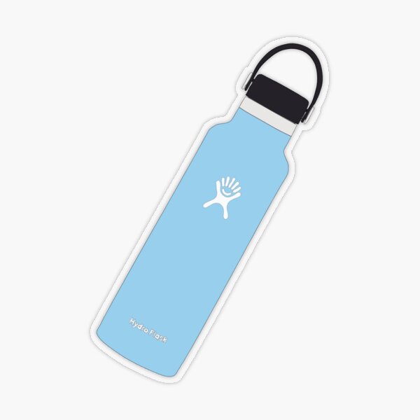 Blue Hydro Flask Sticker for Sale by MaPetiteFleur