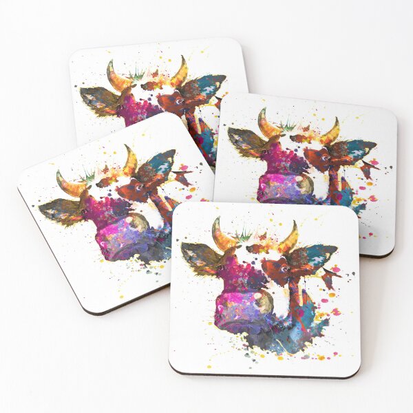 Item preview,  Cow Head Heifer Watercolor Art Design For People Who Love Cows designed and sold by NomYen ..