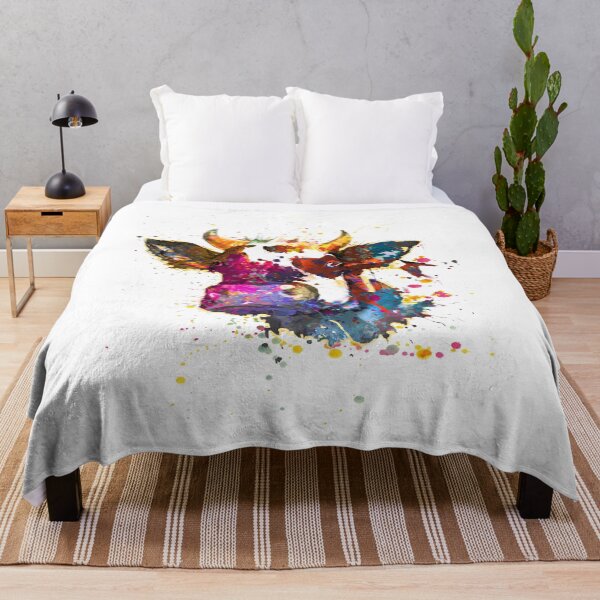 Item preview, Cow Head Heifer Watercolor Art Design For People Who Love Cows designed and sold by NomYen ..