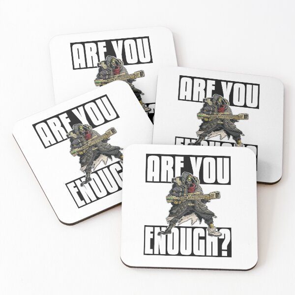 FL4K The Beastmaster Are You Enough? Borderlands 3 Rakk Attack! Coasters (Set of 4)