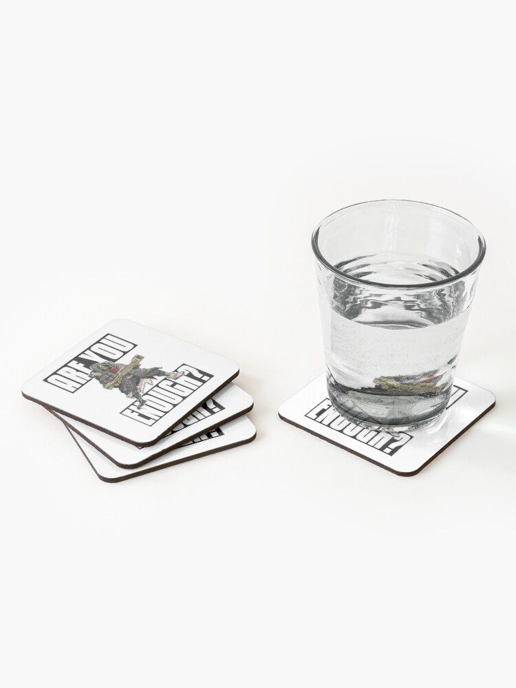 Alternate view of FL4K The Beastmaster Are You Enough? Borderlands 3 Rakk Attack! Coasters (Set of 4)