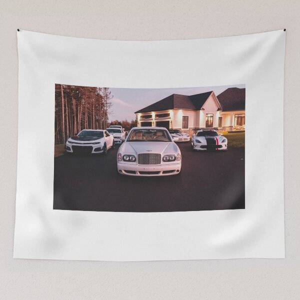 Item preview, White Cars in front of big house designed and sold by erikallen920.