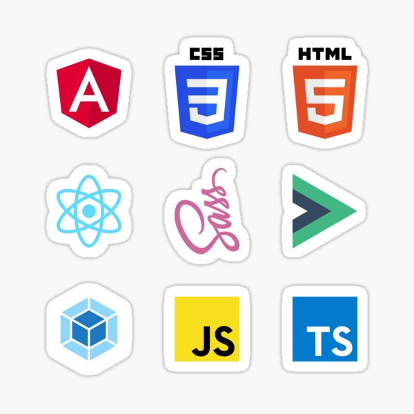Front End Web Development - Sticker Pack Sticker