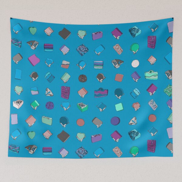 Item preview, Handmade soaps and Block Docks - blue designed and sold by CopperCatkin.