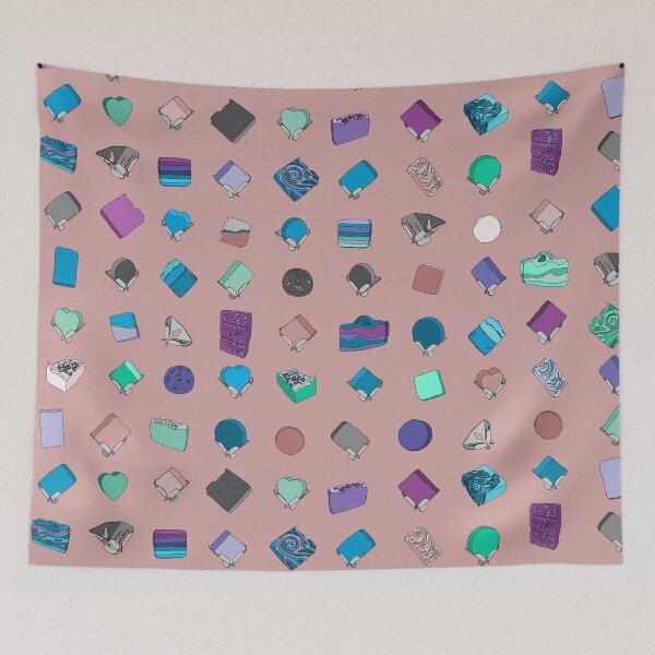 Item preview, Handmade soaps and Block Docks - pink designed and sold by CopperCatkin.