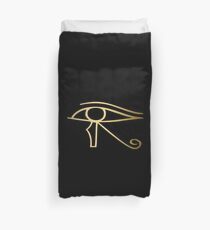 Auge des ägyptischen Symbols Horus Bettbezug