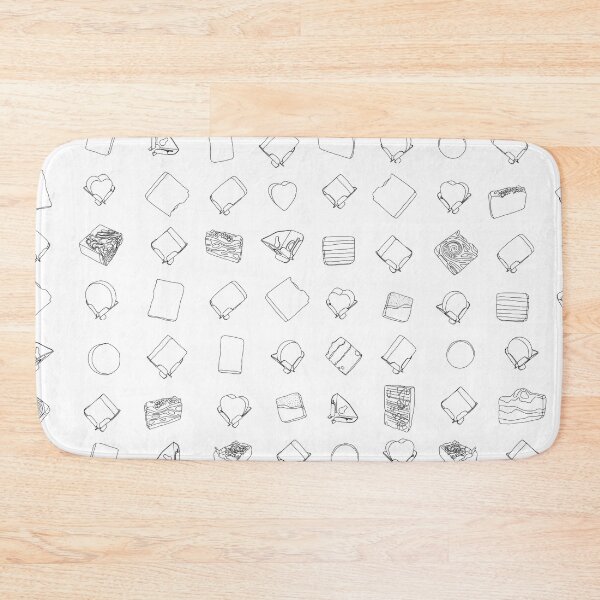 Item preview, Handmade soaps and Block Docks - black linework designed and sold by CopperCatkin.