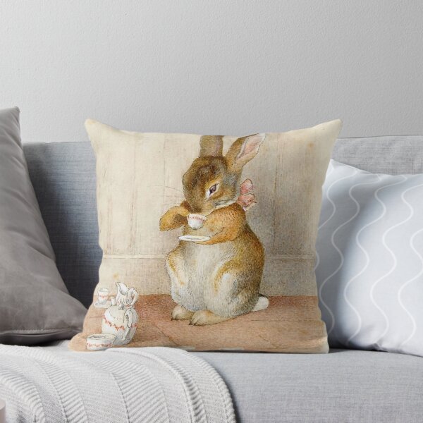 Item preview, Rabbit Tea Party - Beatrix Potter designed and sold by forgottenbeauty.