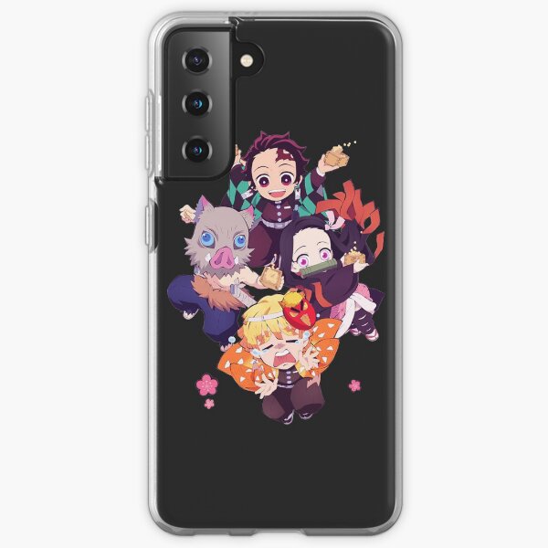 Démon Slayer Chibis Coque souple Samsung Galaxy