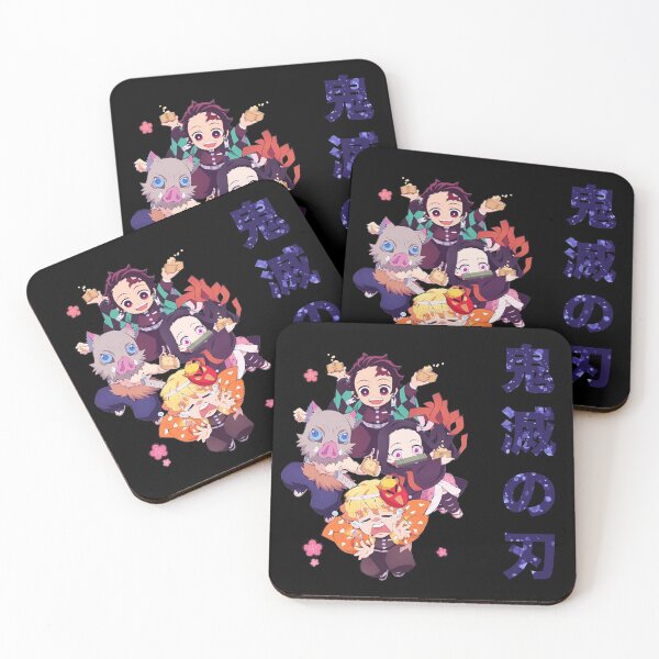 Demon Slayer Chibis Coasters (Set of 4)