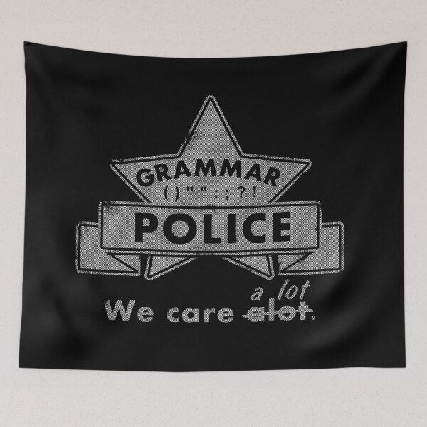 Item preview, Grammar Police designed and sold by piedaydesigns.
