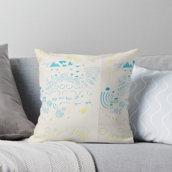 Item preview, Blue and Yellow Shape Waves designed and sold by CashlinRap.
