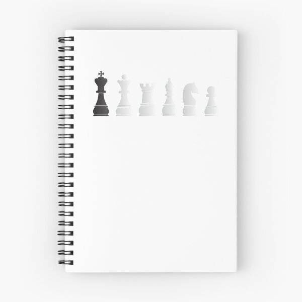 Item preview, All white one black chess pieces designed and sold by peculiardesign.