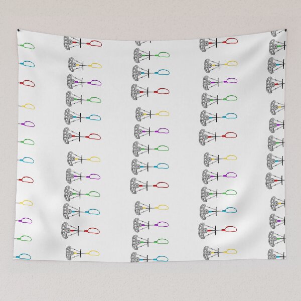 Item preview, Rock Climbing Cams Pattern designed and sold by piedaydesigns.