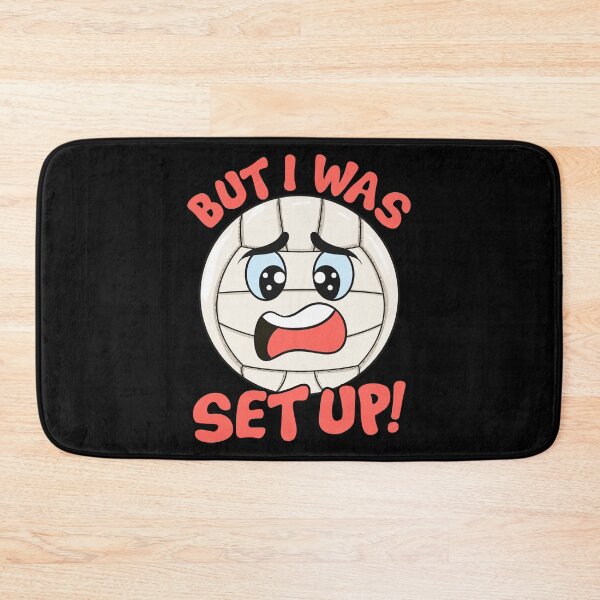 Item preview, Cute & Funny But I Was Set Up Volleyball Ball Pun designed and sold by perfectpresents.